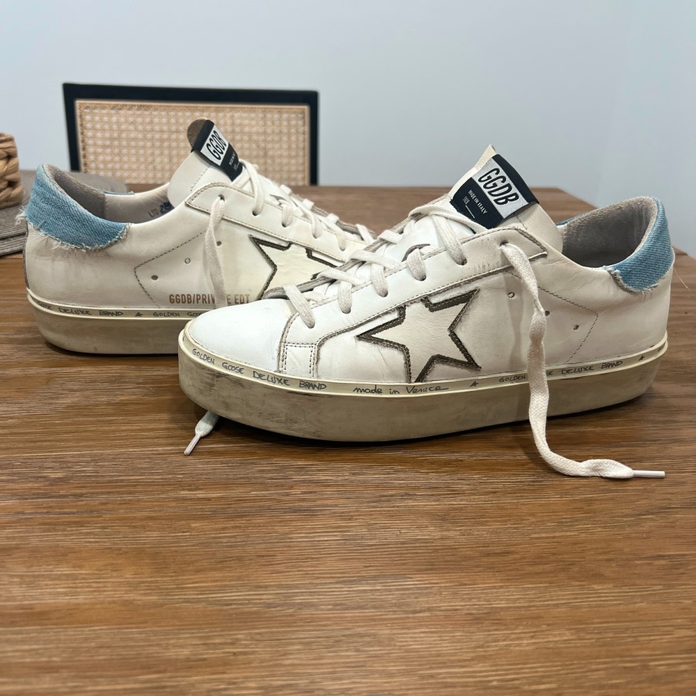 Golden Goose Denim White Sneaker size 39